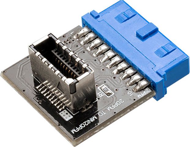 Adapter USB 3.1 Akasa, 20-pin