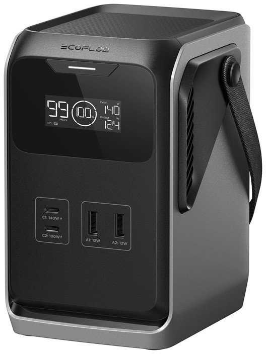 Stacion portativ energjie EcoFlow Trail 200 DC PPS, 192Wh, i zi