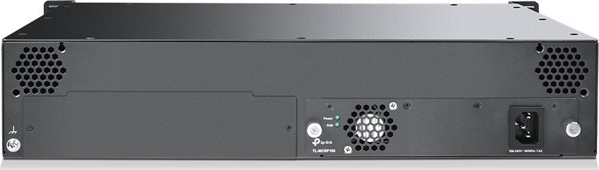 Shasi rack për media konvertues TP-Link TL-FC1420, 14 slote, furnizim redundant, gri