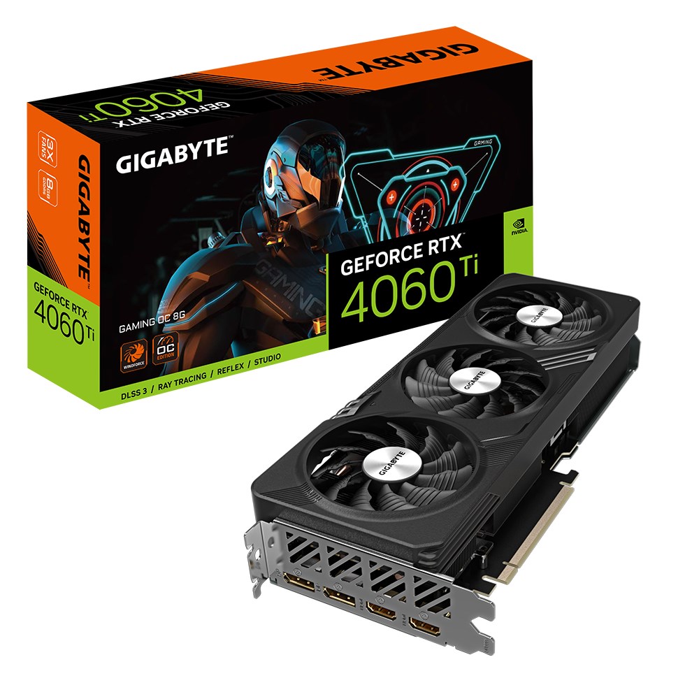 Kartë grafike GIGABYTE Gaming NVIDIA GeForce RTX 4060 Ti, OC, 8 GB GDDR6