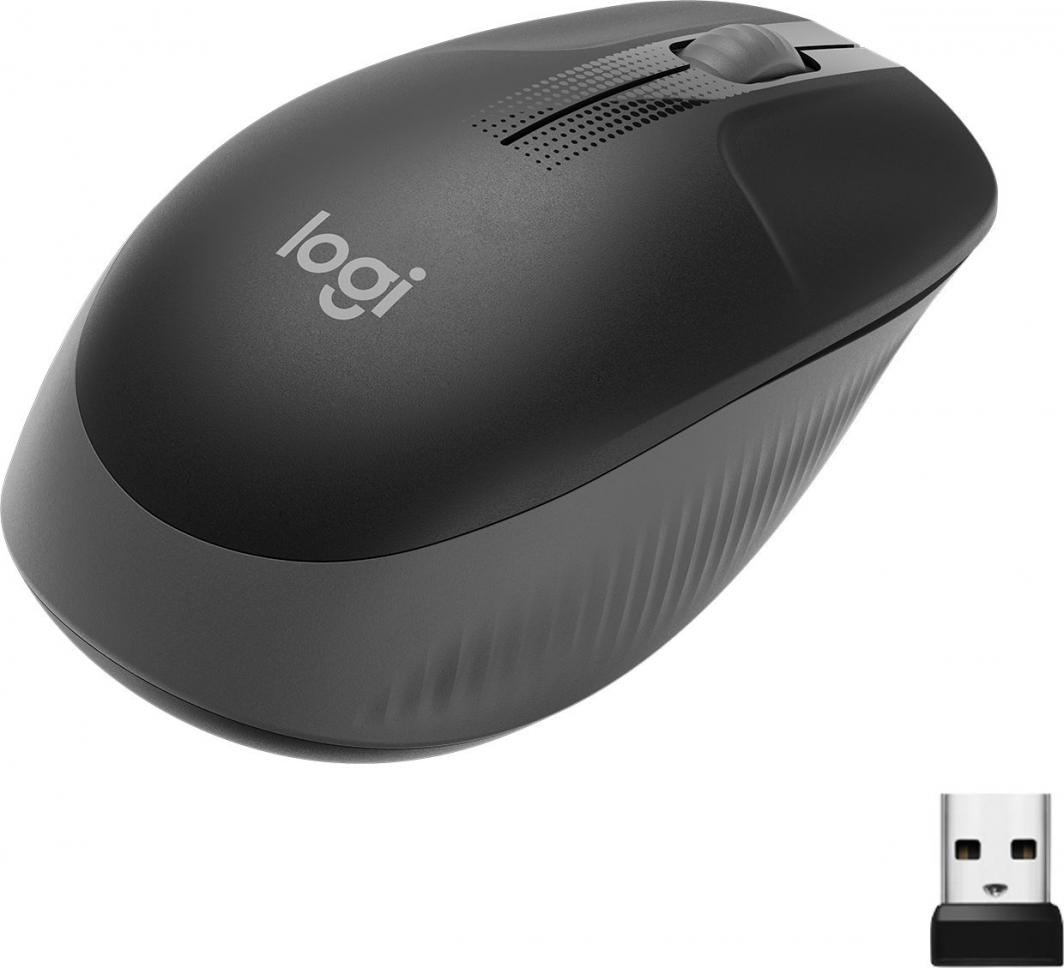 Maus Full-size Logitech M190(910-005905), Wireless, i zi