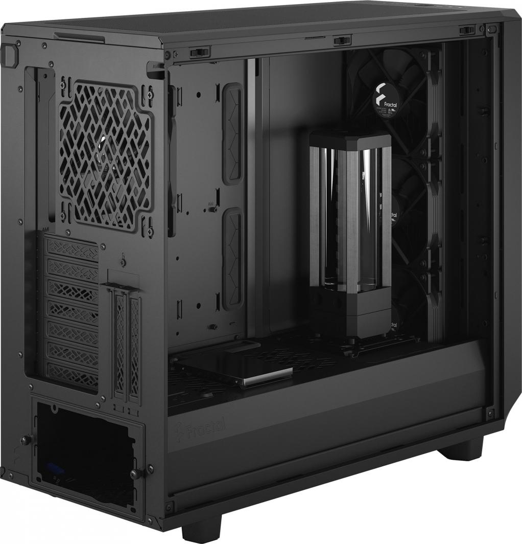 Kasë Fractal Design Meshify 2 TG Light Tint, e zezë, Midi Tower