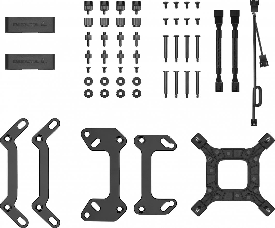 Ftohës me ujë Deepcool LT520 (R-LT520-BKAMNF-G-1), 2250rpm, 32.9dBa, 85CFM, ARGB, 240mm, i zi