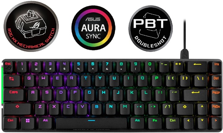 Tastierë ASUS ROG Falchion Ace, NX RED, US