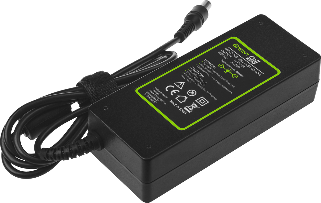 Karikues për laptop Green Cell 75W, 3mm, 5A, 15V