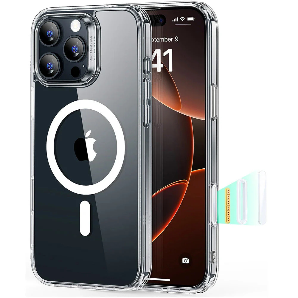 Mbrojtëse ESR HaloLock Classic Hybrid- Camera Control për iPhone 16 Pro Max, transparente