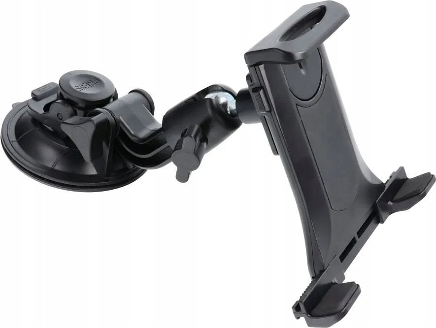 Mbajtëse tableti OEM 2in1, për xham dhe ndenjëse, 7"-10", e zezë