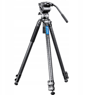 Tripod për video Leofoto Manba LVM-323C BV-15, fibra karboni, kokë fluid