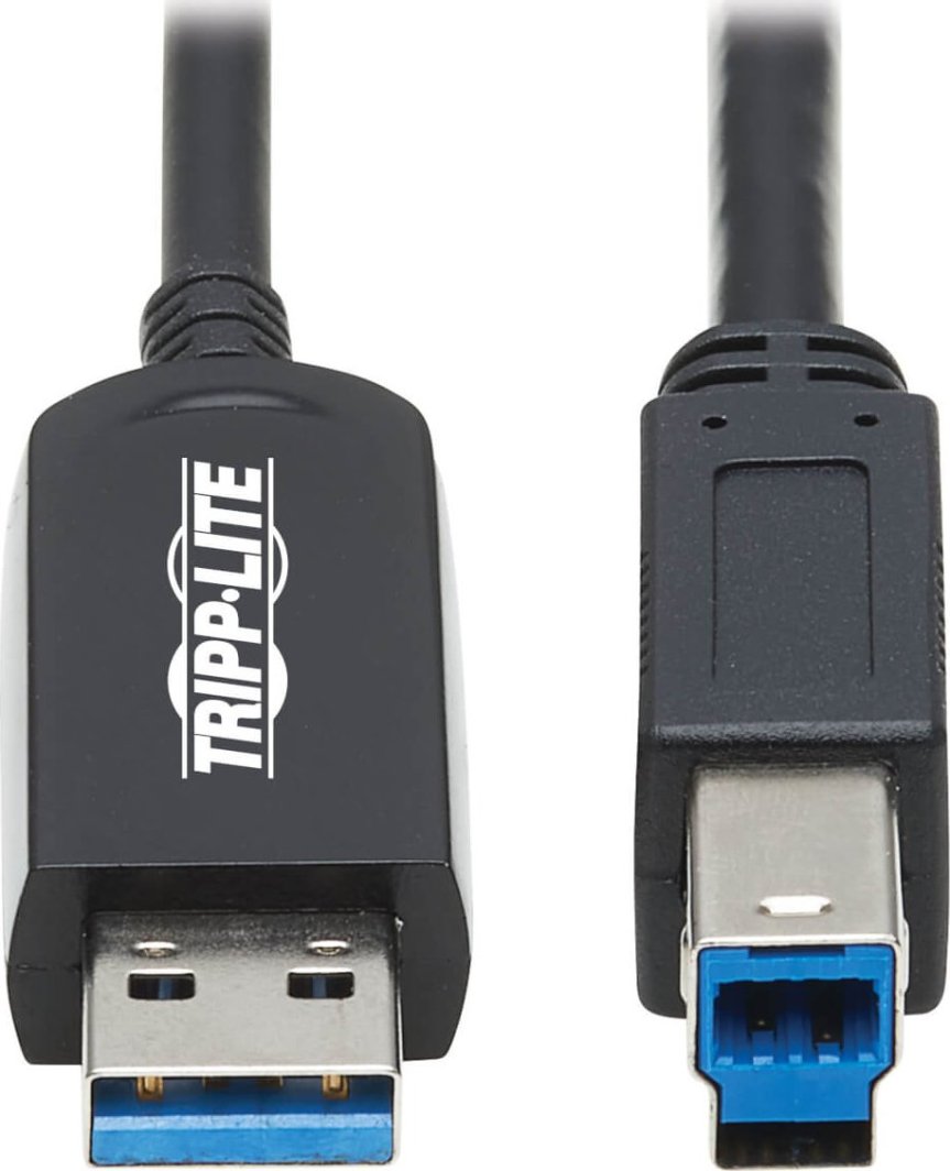 Kabllo USB Tripp Lite U328F-20M, USB 3.2 Gen 1, 5 Gbps, 20 m, e zezë