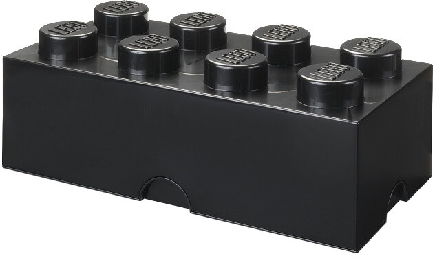 Kuti ruajtje e madhe LEGO, e zezë