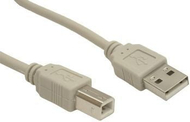 Kabllo Gembird USB-B në USB-A, 3m, bezhë Kabllo Gembird USB-B në USB-A, 3m, bezhë