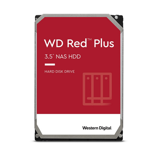 Hard Disk Western Digital Red Plus, 2TB, 3.5", 5400rpm, 256MB cache