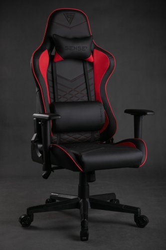 Стол SENSE7 Spellcaster, црно/црвенa боја