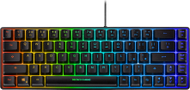 Тастатура за гејминг Deltaco GAM-158-US, 60%, RGB, со мембрана, црна полу-транспарентна