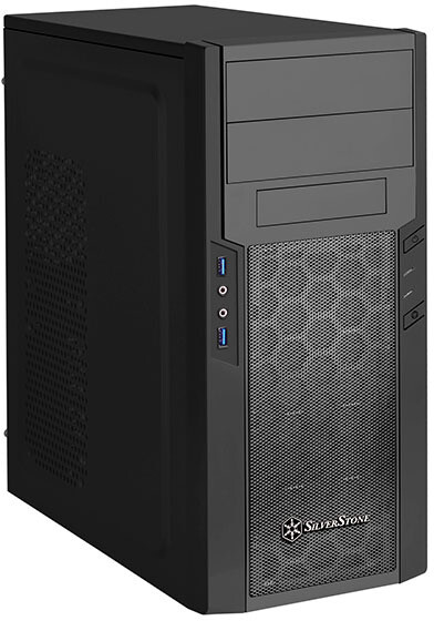 Kasë SilverStone Precision PS13, e zezë