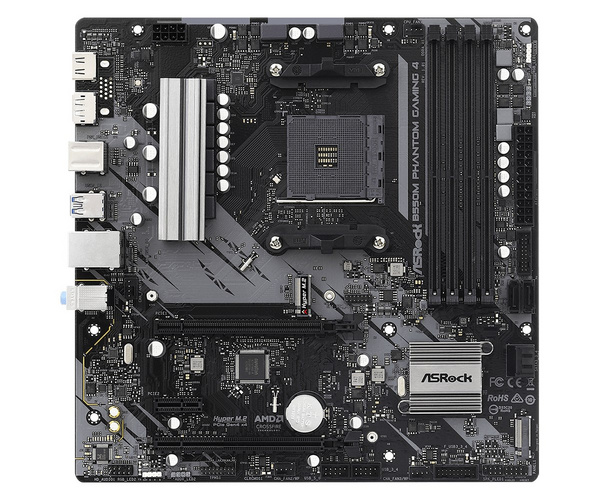 Pllakë amë Asrock B550M Phantom Gaming 4 Socket AM4 micro ATX AMDB550
