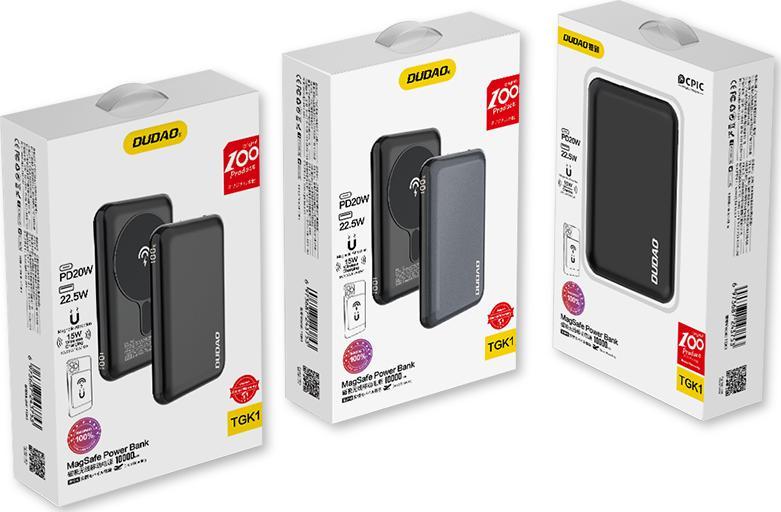 Powerbank Dudao TGK1, 10000mAh, 15W, i zi