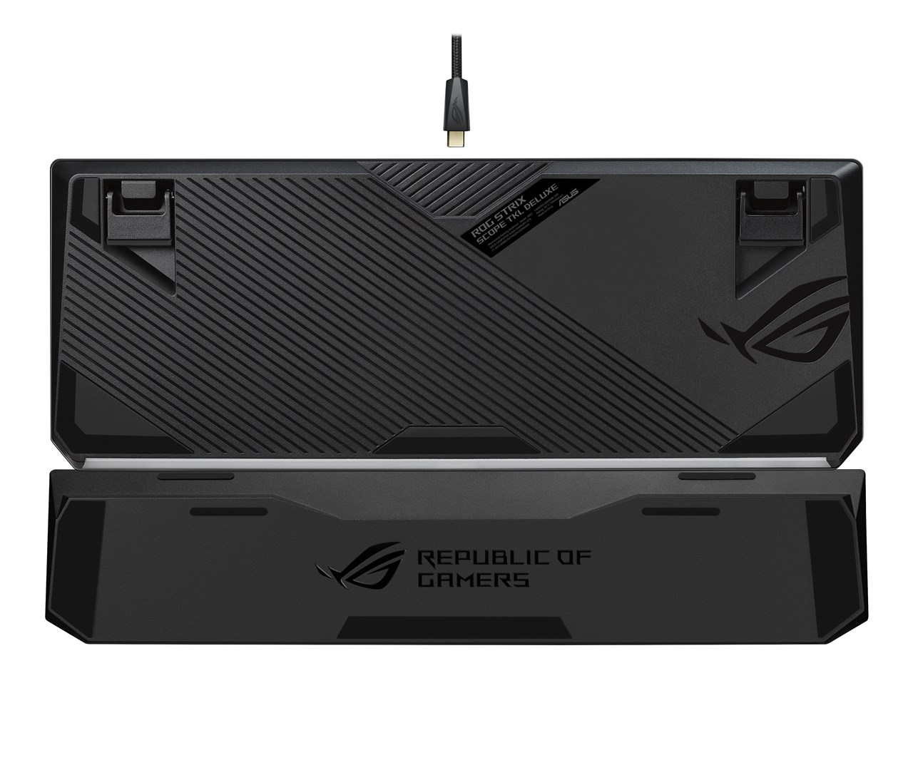 Tastierë Asus ROG Strix Scope NX TKL Deluxe, NX Brown, USB/Bluetooth, e zezë