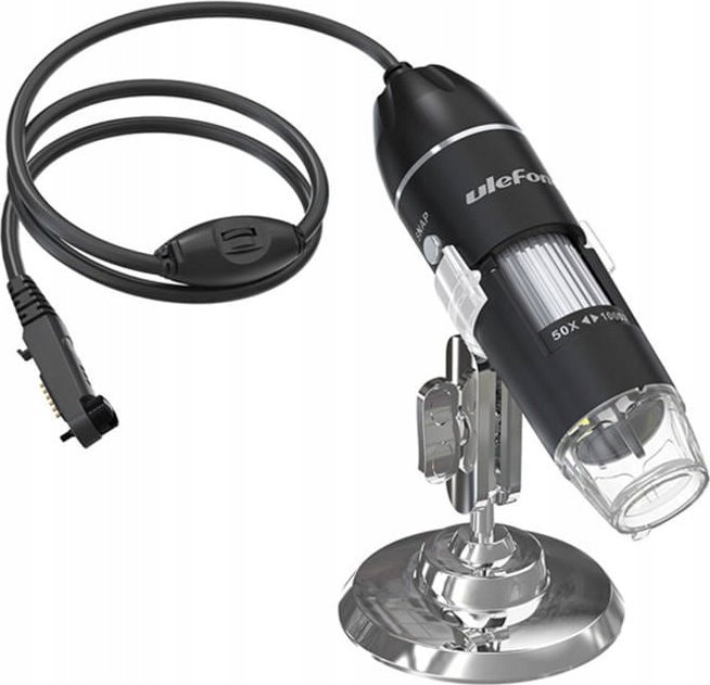 Камера за инспекција UleFone uSmart C01, зголемување 1000x, HD, црна