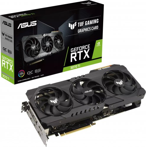 Kartelë grafike Asus TUF Gaming GeForce RTX 3070 Ti V2 OC, 8GB GDDR6X