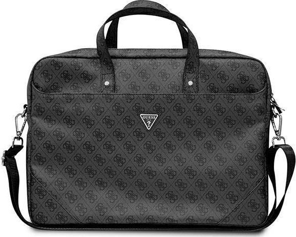 Çantë laptopi Guess GUCB15P4TK, 16", lëkurë Saffiano, e zezë