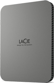 Надворешен тврден диск LaCie Mobile Drive Secure, 2TB, USB Type C 3.2 Gen 1, сива