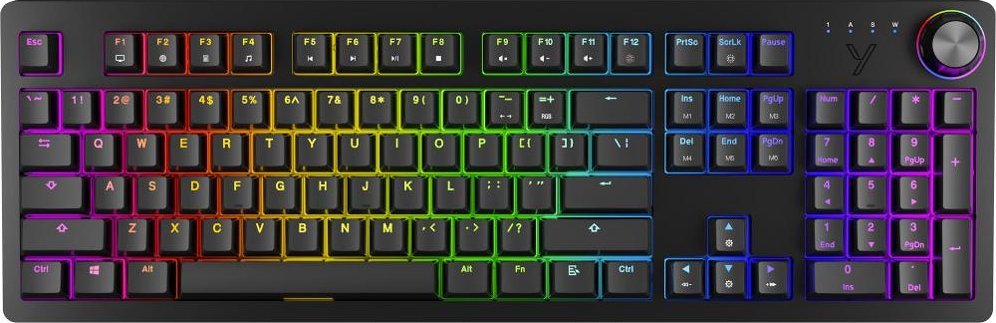 Tastierë mekanike gaming YENKEE Panzer 2.0 YKB 3410US, Outemu Box Red, RGB, e zezë