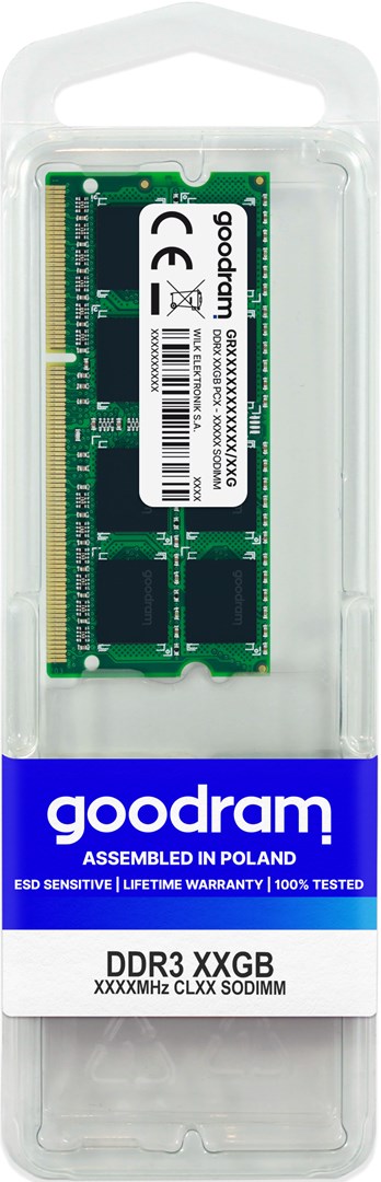Memorie GoodRam, 8GB, DDR3, 1600MHz