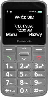 Celular Panasonic KX-TU160, i hirtë
