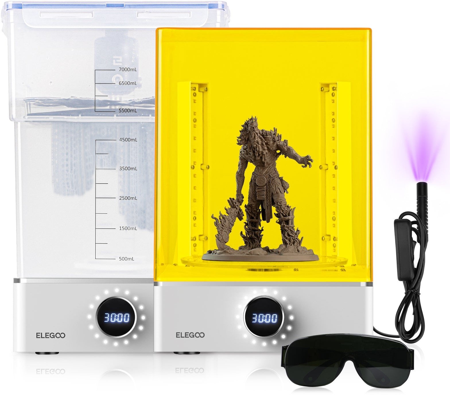Set larës dhe pjekës për 3D printer Elegoo Mercury Xs, për resin, UV