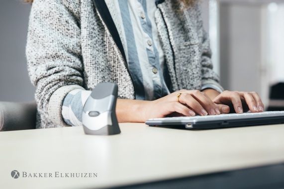 BakkerElkhuizen DXT Mouse 2 Безжичен, Црн