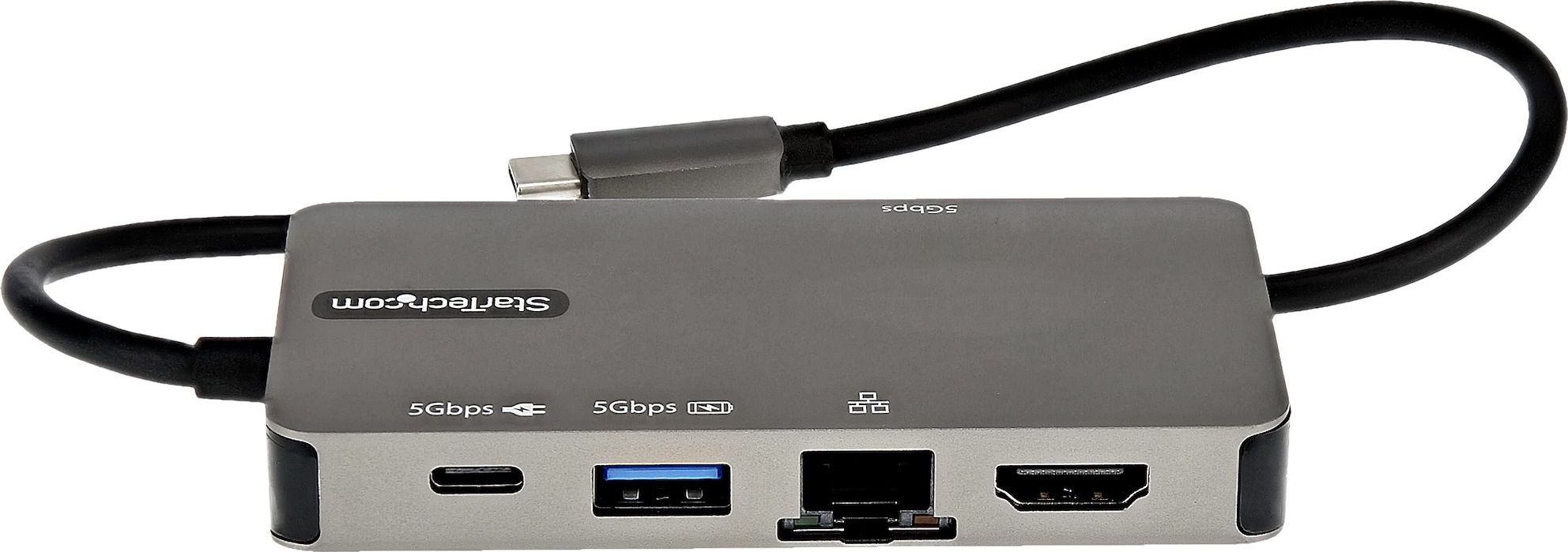Adapter multiport USB-C StarTech, HDMI 4K 30Hz, VGA 1080p, gri
