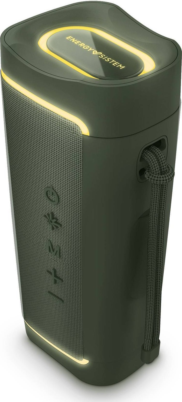 Kaltoparlant portativ Energy Sistem Yume ECO, 15W, Bluetooth, me drita RGB, i gjelbër