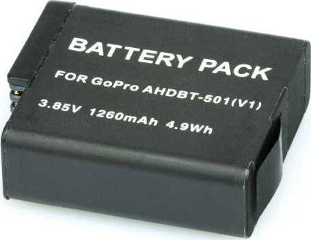 Bateri MadMan për GoPro HERO 5, HERO 7, 1260 mAh