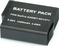 Bateri MadMan për GoPro HERO 5, HERO 7, 1260 mAh