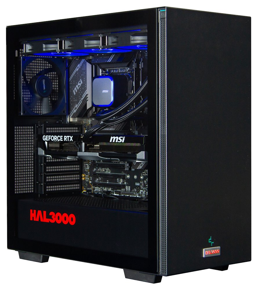 Kompjuter HAL3000 Master Gamer Elite Ti, i7-14700F, 32GB, 2TB SSD, RTX 5070 Ti, e zezë