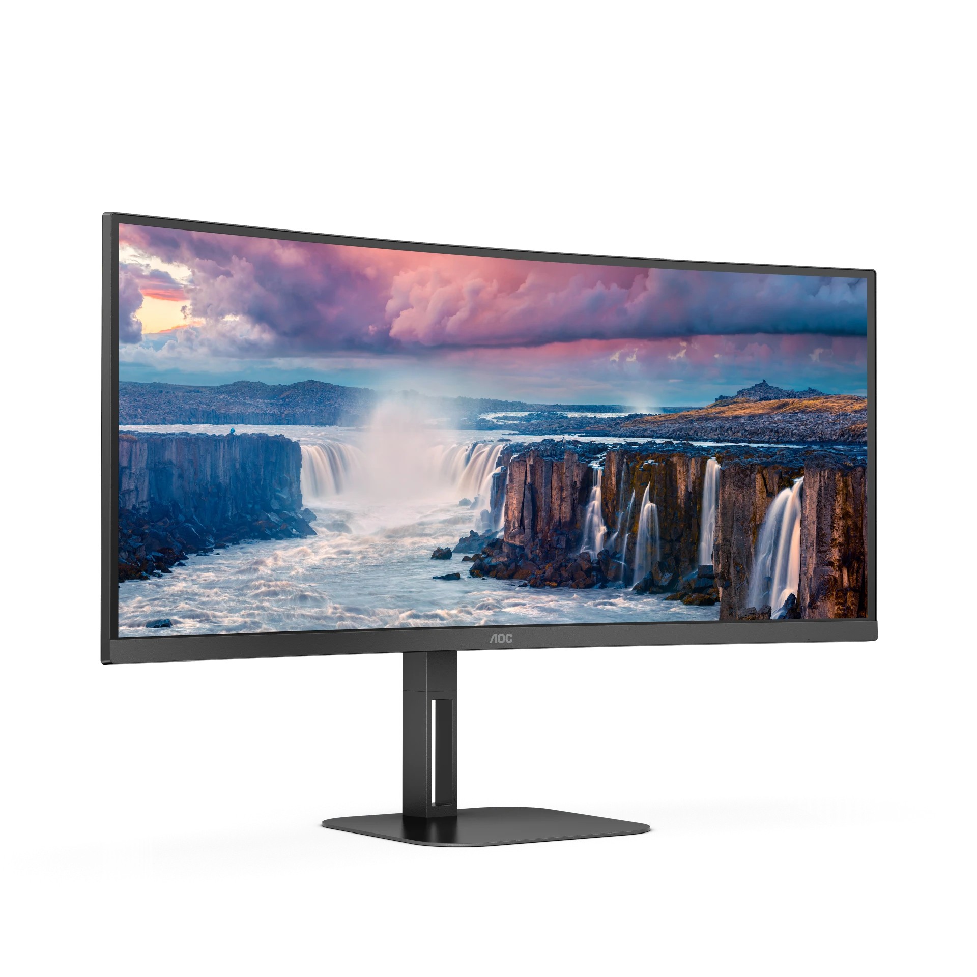Monitor AOC V5 CU34V5C, 34", Wide Quad HD, 3440x1440, i zi