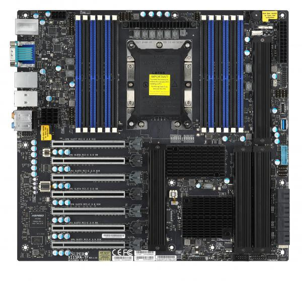 Pllakë amë Supermicro MBD-X11SPA-TF Intel C621 LGA 3647 (Socket P) Extended ATX
