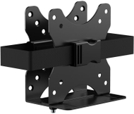 Mbajtëse universale Vision për mini PC, çelik, montim nën tavolinë dhe pas ekranit, e zezë