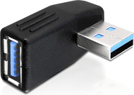 Përshtatës Delock USB A - USB A, i zi