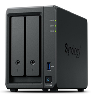 NAS сервер Synology DiskStation DS725+, Ryzen Embedded R1600, 4GB DDR4, црн
