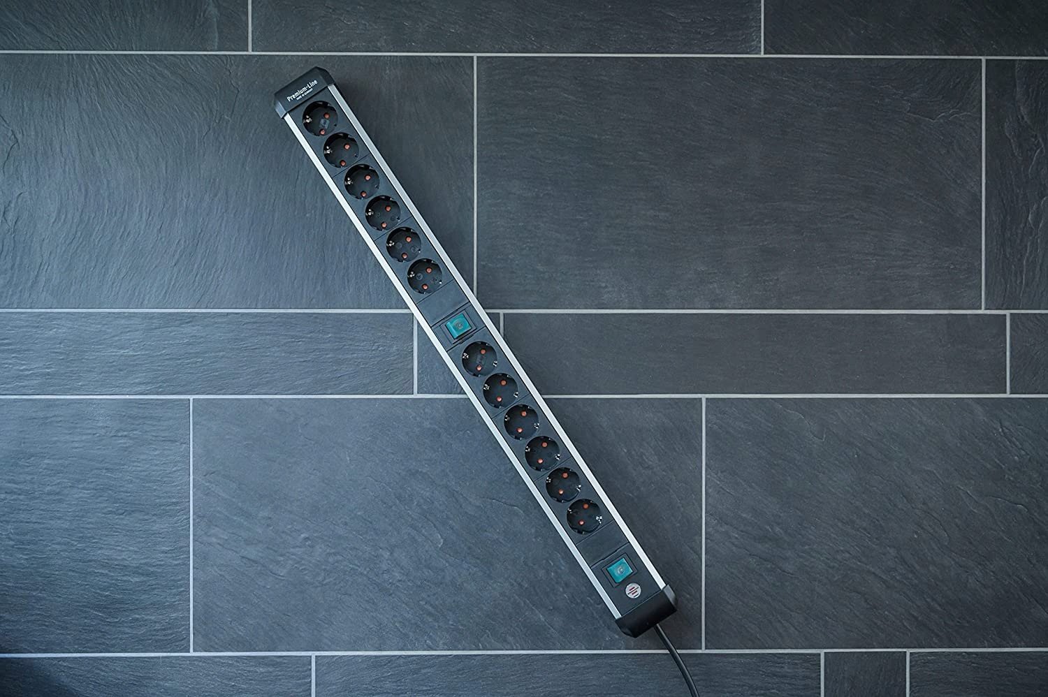 Zgjatues energjie Brennenstuhl Premium Alu Line 1391030200, 12 dalje, 3 m, i zi