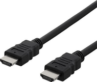 Kabllo HDMI Deltaco (DELTACO HDMI-920 - HDMI med Ethernet-k) 2 m, e zezë