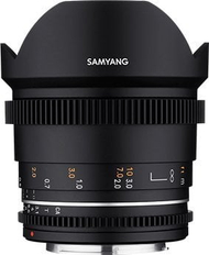Lentë cine Samyang VDSLR 14mm T3.1 MK2, për Fujifilm X, e zezë