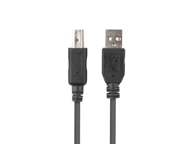 Kabllo USB Lanberg, USB-A në USB-B, 1m, 2.0, e zezë