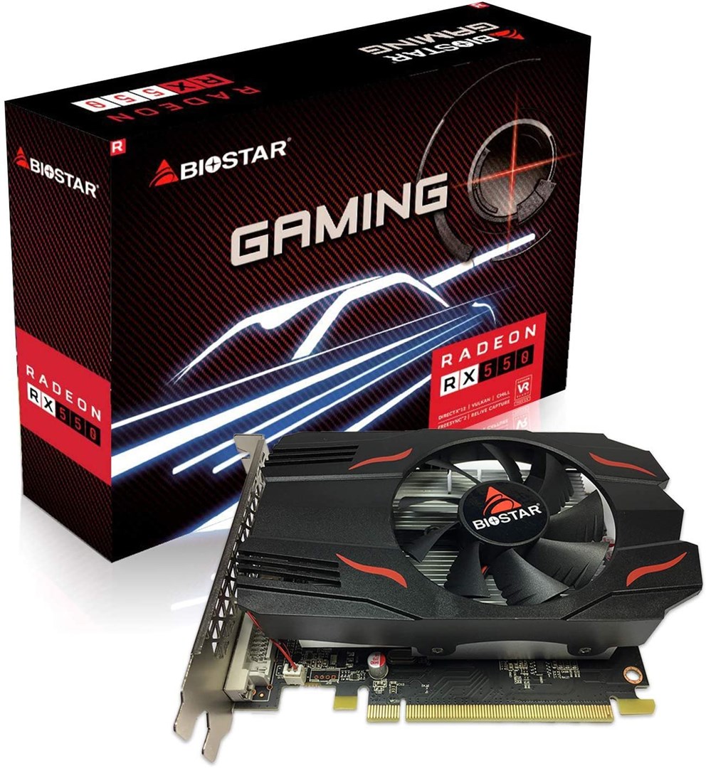 Kartë grafike Biostar AMD Radeon RX 550, 4 GB GDDR5, VA5515RF41