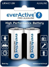 Bateri C/ R14 EverActive, 1.5V, 2 copë