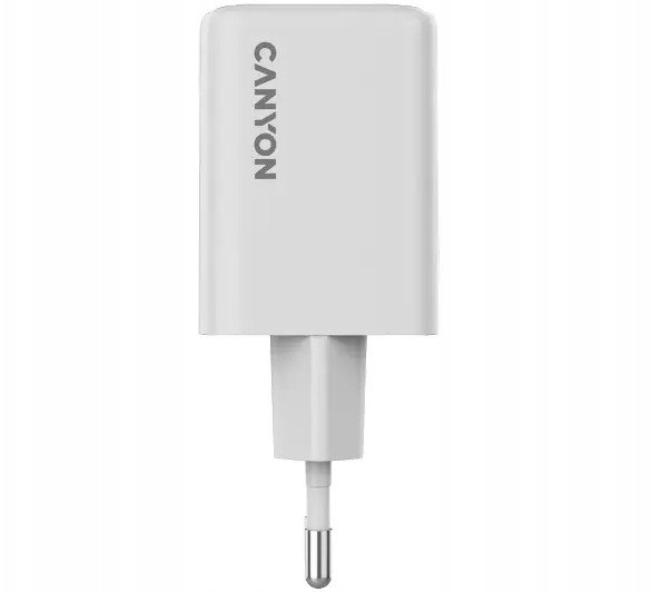 Adapter karikimi Canyon CU45CC, 45W GaN, 2x PD, i bardhë