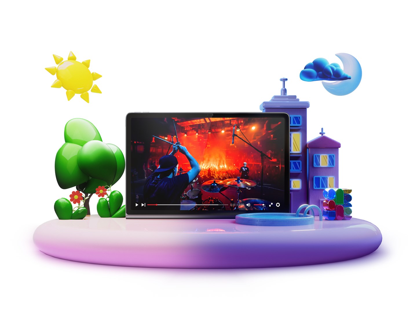 Tablet Lenovo Tab Plus, 11.5", 128 GB, i hirtë