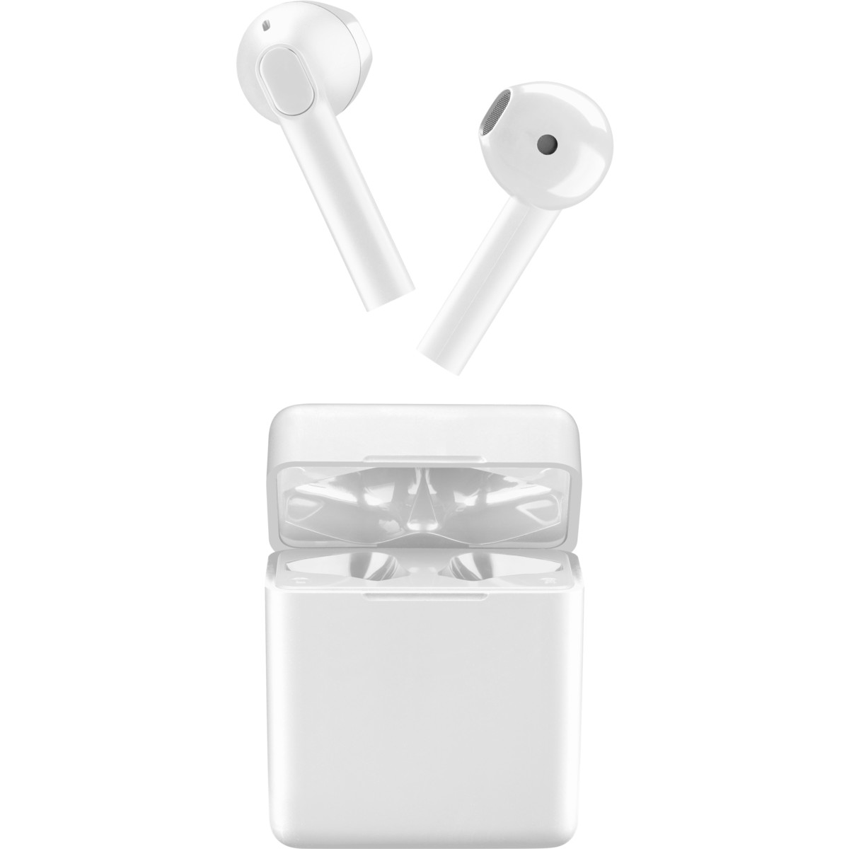 Dëgjuese Buds Cellularline Music Sound Fantasy BTMSTWSCAPSULE21W, wireless, Mic, të bardha